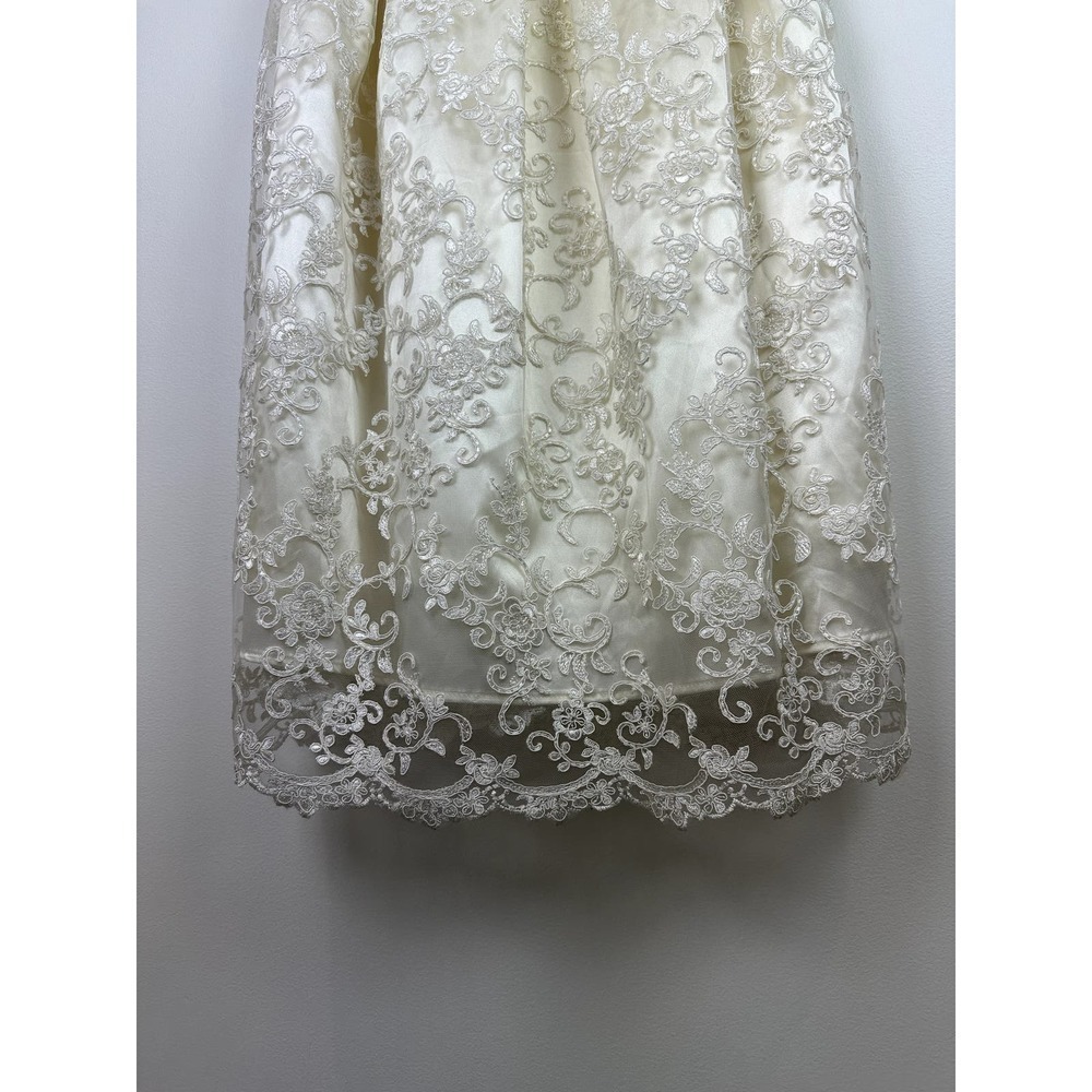 NWOT Eva Franco Off-White Ankle Length Special Occasion Dress - Picture 4 of 6
